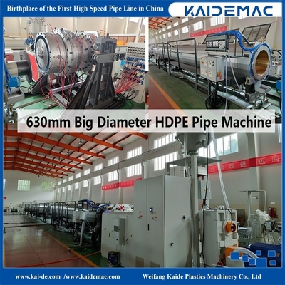 315 - 630 mm Linia produkcyjna rur HDPE o dużej średnicy, linia wytłaczania rur wodnych HDPE