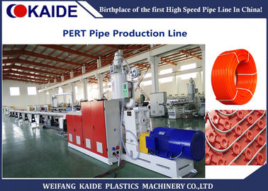 Ogrzewanie Linia produkcyjna do rur HDPE Prędkość 35 m / min Maszyna do wytłaczania z polietylenu