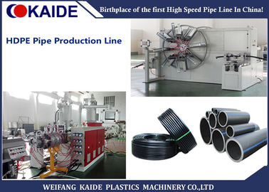 20-110mm 3-warstwowa maszyna do wytłaczania rur z HDPE / wielowarstwowa maszyna do produkcji rur HDPE 20-110mm KAIDE